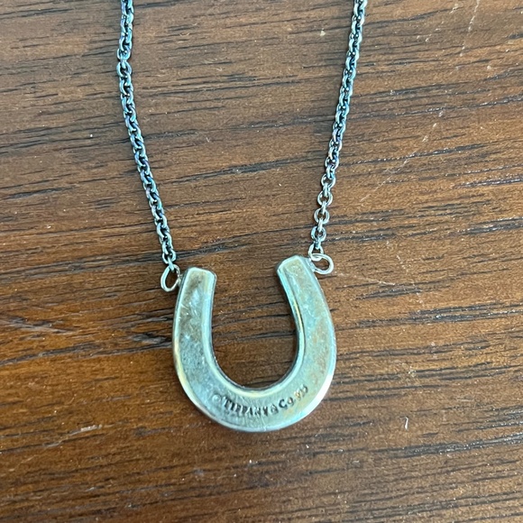 Tiffany & Co. sterling silver 16” horseshoe pendant necklace - Picture 5 of 7